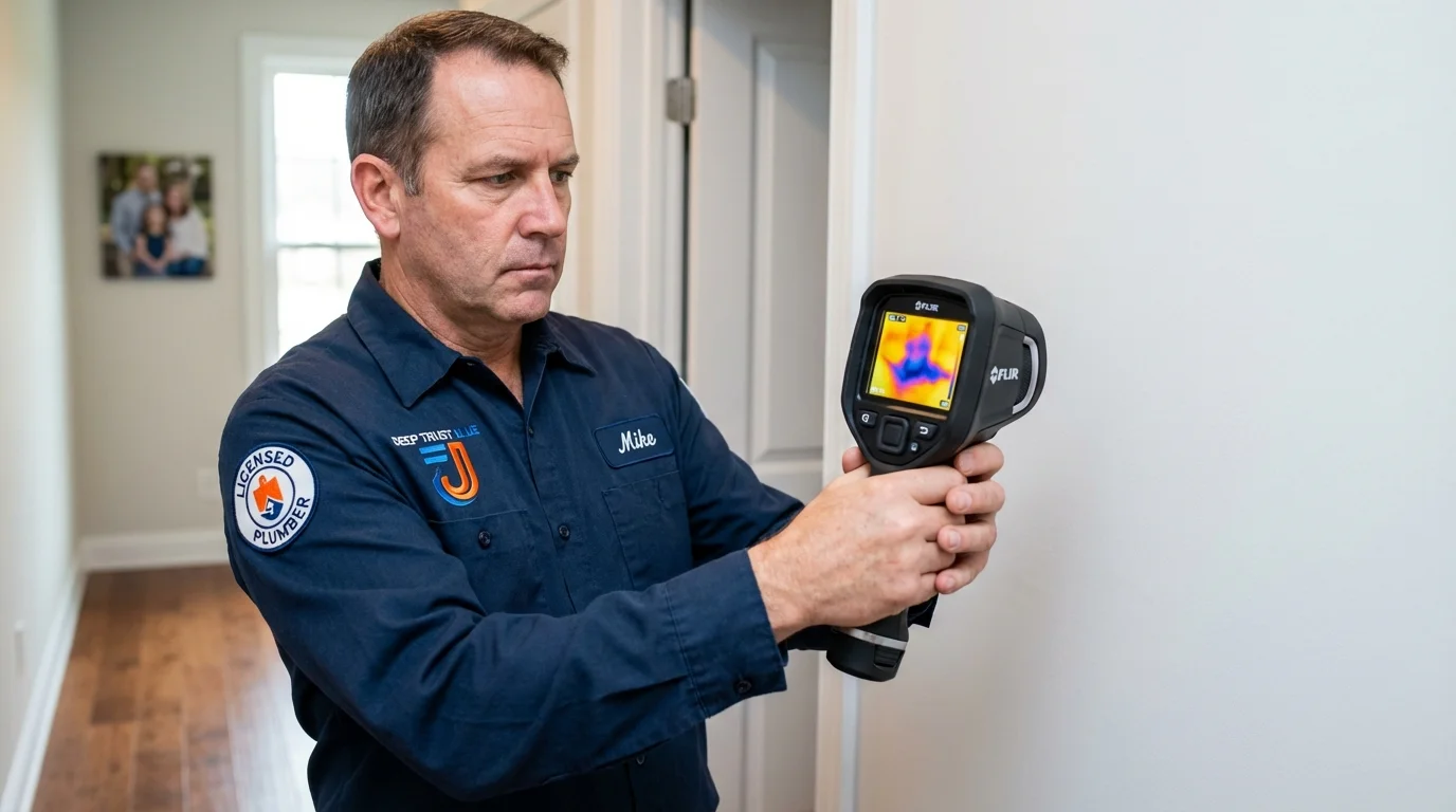 Thermal imaging leak detection by Johns Plumbing LLC in Rahway